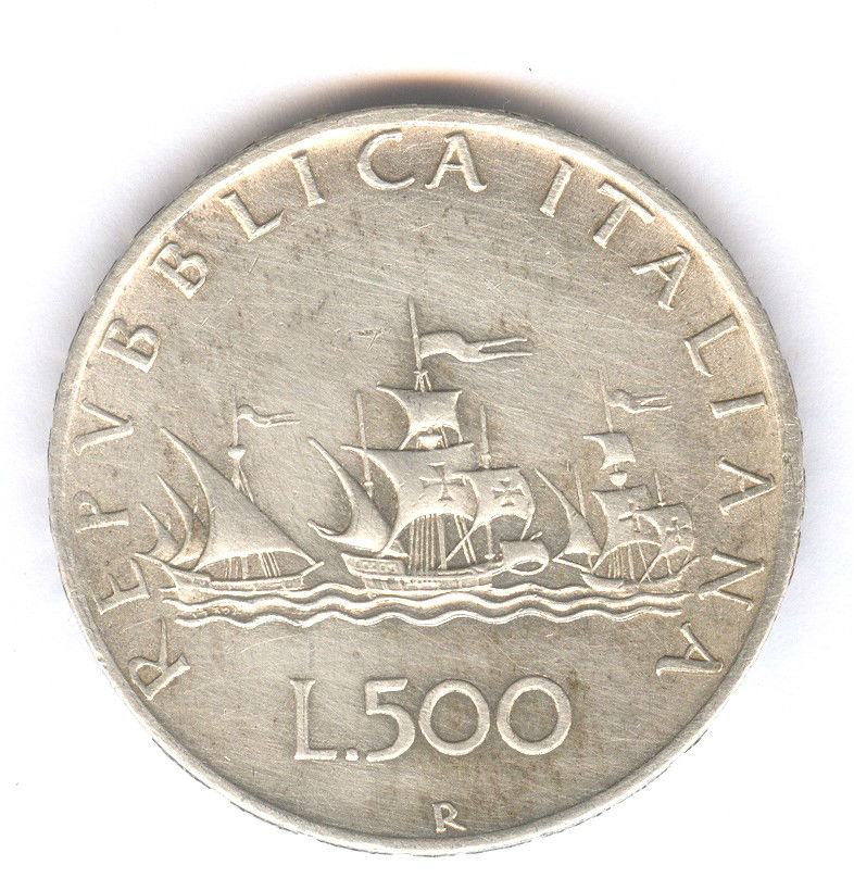 lire 500-1959 front