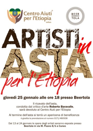 Artisti in asta x l'Etiopia