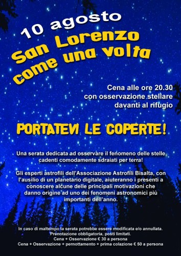 stelle 10 agosto2018