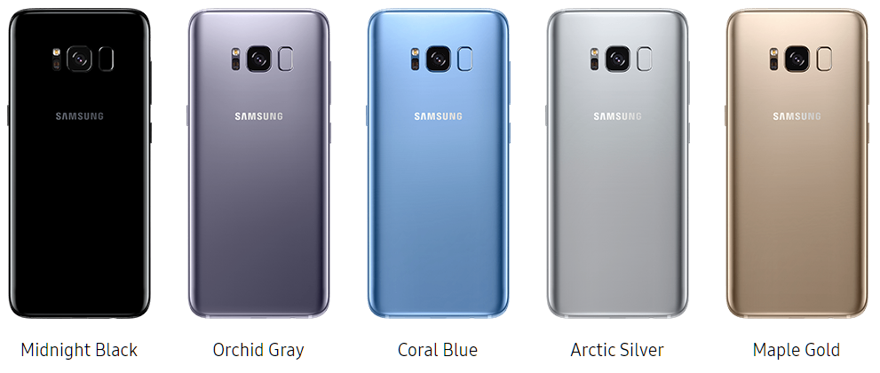 galaxy S8 COLORS