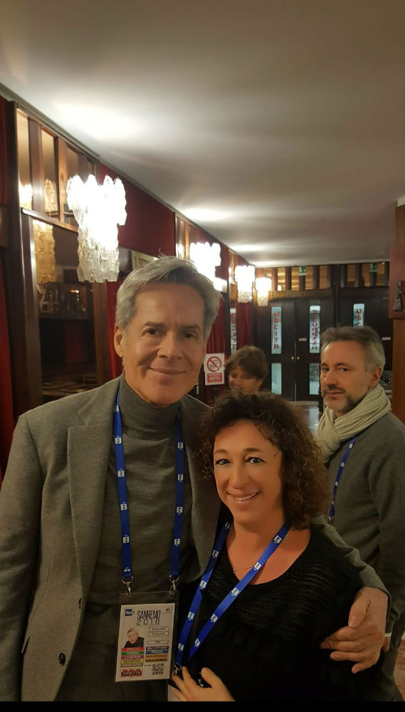 Cristina Noris e Claudio Baglioni