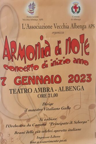 7 Gennaio 2023 Albenga Concerto