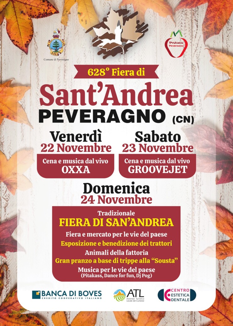 PEVERAGNO: Fiera di Sant'Andrea 2024