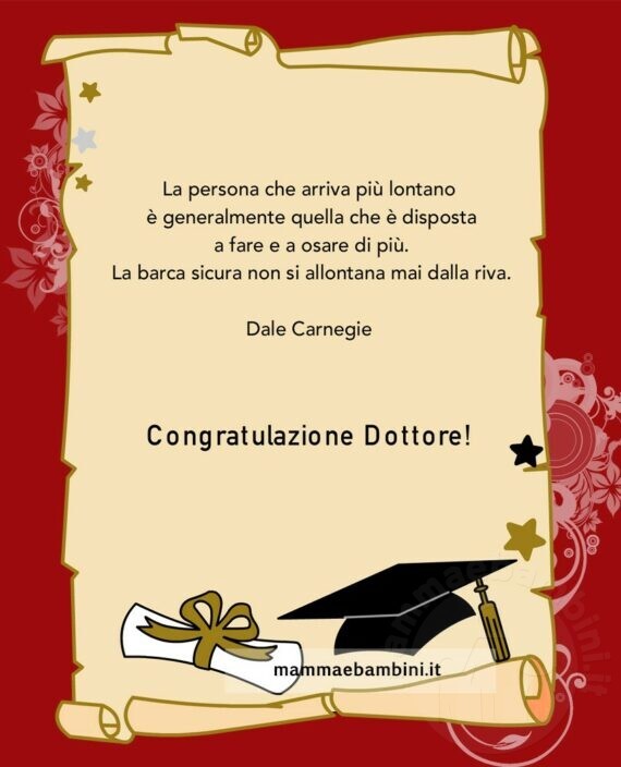 CONGRATULAZIONI DOTTORE