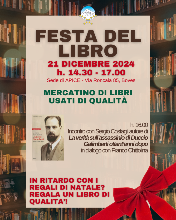 BOVES: Festa del libro dell'associazione Apice