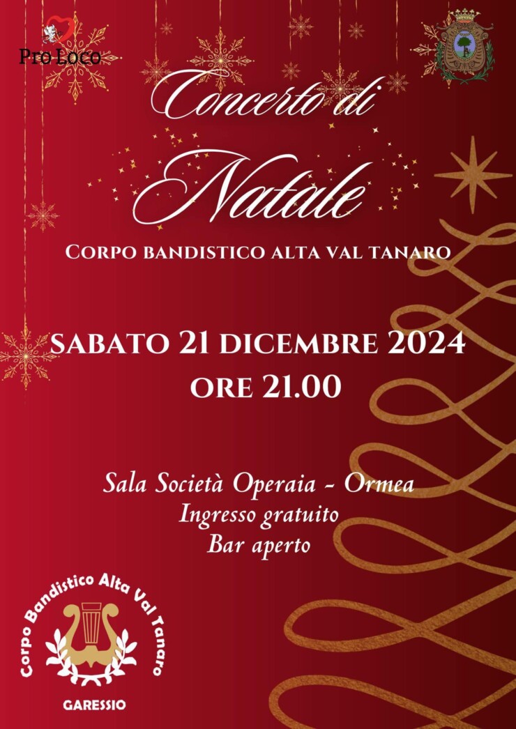 ORMEA: Concerto di Natale 2024