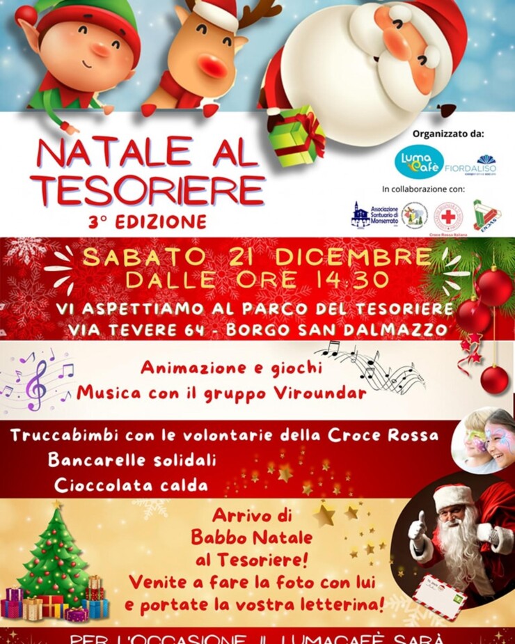 BORGO SAN DALMAZZO: Natale 2024 al Tesoriere